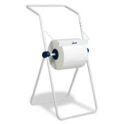 Dispenser Prosoape Podea, 90x50x47 cm, Plastic ABS/Metal, Culoare Alba, Dispensere Prosoape Lucart, Dispensere Podea pentru Prosoape din Hartie, Dispensere Podea pentru Role Hartie, Dispenser Podea pentru Uz Profesional, Articole Profesionale de Igiena