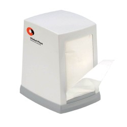 Dispenser Servetele de Masa, 150x105x135 mm, Plastic ABS, Culoare Alba, Dispenser pentru Servetele Uz Profesional, Dispensere pentru Servetele de Masa, Dispenser pentru Servetele de Masa