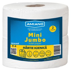 Hartie Igienica Mini Jumbo Amiano, 2 Role/Set, 2 Straturi, Culoare Alba, Hartie Igienica WC, Hartie Igienica Horeca, Hartie Igienica Horeca Mini Jumbo, Hartie Igienica Mini, Hartie Igienica Natur, Hartie Igienica Natur Horeca Hartie Igienica Mini Jumbo Amiano, 2 Role/Set, 2 Straturi, Culoare Alba, Hartie Igienica WC, Hartie Igienica Horeca, Hartie Igienica Horeca Mini Jumbo, Hartie Igienica Mini, Hartie Igienica Natur, Hartie Igienica Natur Horeca