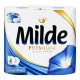 Hartie Igienica MILDE Cool Blue PREMIUM, 3 Straturi, 4 Role/Bax, Hartie 3 Straturi, Hartie Igienica Parfumata, Hartie Igienica 3 Straturi, Hartie MILDE