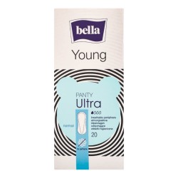 Set 20 Absorbante Neparfumate Bella Young Blue Ultra