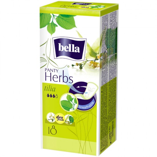 Set 18 Absorbante Parfumate Bella Panty Herbs Tilia