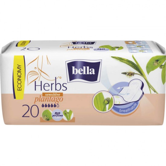 Set 20 Absorbante Bella Herbs Plantago Extra Soft