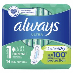 Absorbante Intime Always Ultra, Marimea 1, 14 Buc/Pachet, Absorbante Always, Absorbante Intime Always, Absorbante de Zi, Absorbante de Zi Always, Absorbante Always Ultra, Absorbante de Zi 14 Buc