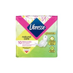 Absorbante Libresse Ultra Natural Care cu Aloe Vera, 10 Buc, Absorbante Intime, Absorbante Igienice, Absorbant Libresse, Absorbant Igienic, Absorbant Extern, Tampon Extern, Tampoane Externe, Absorbante Externe, Tampoane Igienice, Absorbant Igienic