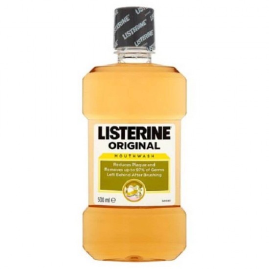 Apa de Gura Listerine Original, 500 ml, Plante, Alcool, Apa de Gura cu Alcool, Apa de Gura Listerine, Apa de Gura cu Fructe, Produse Ingrijire Dentara, Ingrijire Orala, Produse pentru Sanatate Dentara, Ingrijire si Protectie Dentara