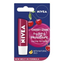 Balsam Buze NIVEA Cherry Shine, Parfum de Cirese, Blister, Balsam pentru Buze, Nivea Balsam de Buze, Nivea Balsam pentru Buze Cherry Shine, Balsam pentru Hidratarea Buzelor, Balsam pentru Buze Catifelate, Produse Cosmetice pentru Buze, Ingrijirea Buzelor