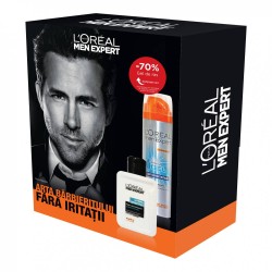 Set Cadou pentru Barbati L'OREAL, Balsam After Shave Men Expert Hydra Sensitive 100 ml si Gel de Ras 200 ml, Set Ingrijire, Set Ingrijire Cadou, Set Ingrijire Cadou, Set pentru Ras, Set Cadou Barbati, Set Ingrijire Barbati, Set Barba Barbati