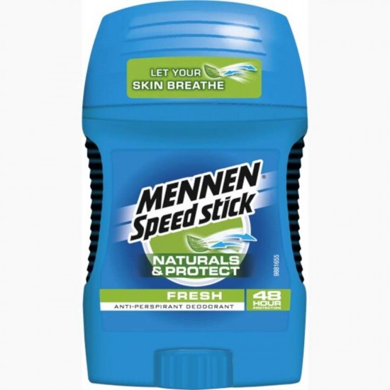 Deodorant Solid MENNEN SPEED STICK Naturs&Protect, 50 g, Deodorant Gel Barbati, Deodorante Solide Barbati, Deodorant Solid Barbatii, Deodorant Stick Solid, Deodorant Barbati, Deodorante Barbati, Antiperspirante Barbati, Antiperspirant Barbati
