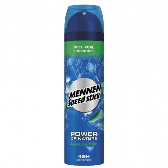 Spray Deodorant MENNEN SPEED STICK Power of Nature Avalanche, 150 ml, Spray-uri Deodorante Barbati, Deodorant Spray Barbatii, Spray de Corp Barbati, Spray-uri de Corp Barbati, Deodorante Barbati, Spray Antiperspirant Barbati