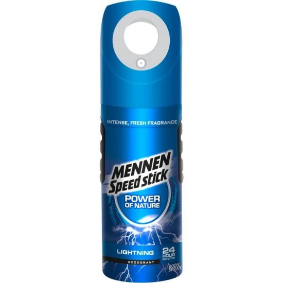 Spray Deodorant MENNEN SPEED STICK Lightning, 150 ml, Spray-uri Deodorante Barbati, Deodorant Spray Barbatii, Spray de Corp Barbati, Spray-uri de Corp Barbati, Deodorante Barbati, Spray Antiperspirant Barbati