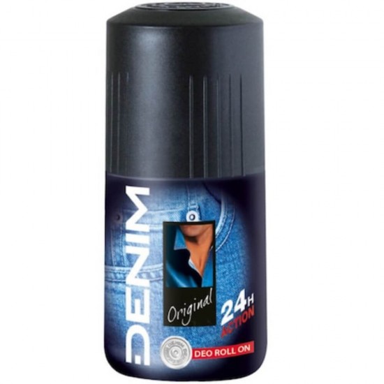 Deodorant Rollon pentru Barbati DENIM Original, 50 ml, Protectie 24h, Deodorante, Deodorante Rollon, Deodorant Denim, Deodorant Denim Rollon, Deodorant Parfumat, Deodorant Barbati, Deodorante Barbati, Rollon Deodorant, Deodorant Rollon Barbati