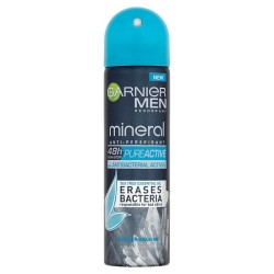 Deodorant Spray Garnier Pure Active, 150 ml, Pentru Barbati, Deodorant Barbati, Spray Antiperspirant, Spray Garnier, Deodorant Antiperspirant