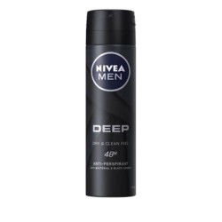 Deodorant Spray Anti-Perspirant NIVEA Men Deep Dry & Clean Feel, Protectie 48h, 150 ml, Deodorante, Deodorante Spray, Deodorant Nivea, Deodorant Nivea Spray, Deodorant Barbati, Spray Antiperspirant, Spray Deodorant, Deodorant Spray Barbati Deodorant Spray Anti-Perspirant NIVEA Men Deep Dry & Clean Feel, Protectie 48h, 150 ml, Deodorante, Deodorante Spray, Deodorant Nivea, Deodorant Nivea Spray, Deodorant Barbati, Spray Antiperspirant, Spray Deodorant, Deodorant Spray Barbati