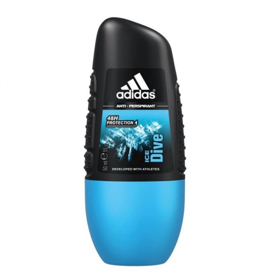 Deodorant Roll On ADIDAS Ice Dive, 50 ml, Protectie 48h, Deodorante Roll On, Deodorant Adidas, Deodorant Adidas Roll On, Deodorant Antiperspirant, Deodorant Barbati, Deodorante Barbati, Antiperspirant Barbati, Antiperspirant Adidas