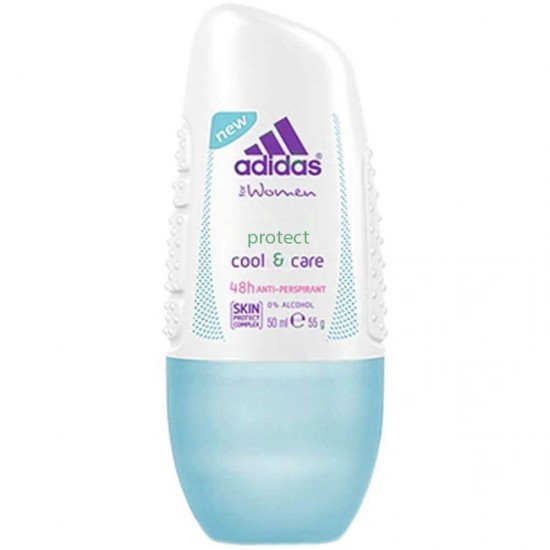 Deodorant Roll On ADIDAS Protect Cool&Care, 50 ml, Deodorate pentru Femei ADIDAS, Deodorant Femei, Deodorant Roll On, Anti-Perspirant, Deodorant ADIDAS Roll On, Deodorant Antiperspirant, Antiperspirant Femei