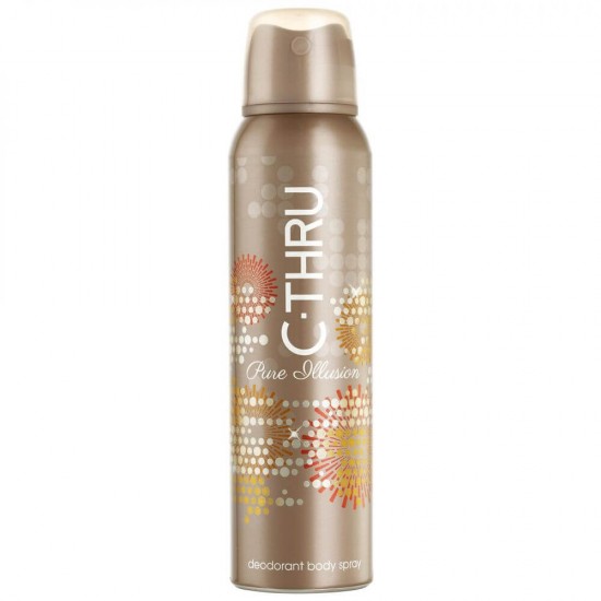 Deodorant Spray C-THRU Pure Ilusion, 150 ml, Deodorant Femei, Deodorant Spray C-THRU, Antiperspirant C-THRU, Deodorante Femei, Deodorante si Antiperspirante Femei, Spray Antiperspirant, Ingrijire Corporala, Deodorante C-THRU pentru Femei, Produse C-THRU