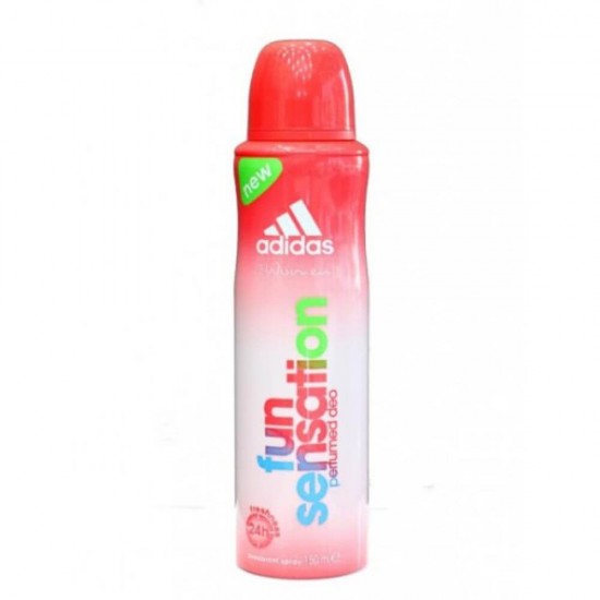 Deodorant Spray ADIDAS Fun Sensation Femei, 150 ml, Protectie 24h, Deodorante, Deodorante Spray, Deodorant Adidas, Deodorant Adidas Spray, Deodorant Parfumat, Deodorant Femei, Deodorante Femei, Deodorant Femei Spray