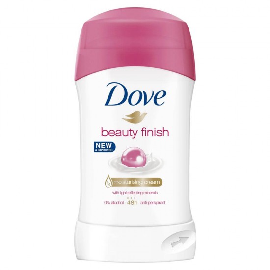 Deodorant Stick DOVE Beauty Finish, 40 ml, Pentru Femei, Protectie 48h, Deodorant Solid, Deodorante Solide, Deodorant Solid Femei, Deodorant Crema, Deodorant Stick Solid, Deodorant Femei, Deodorante Femei, Antiperspirante Femei, Antiperspirant Femei