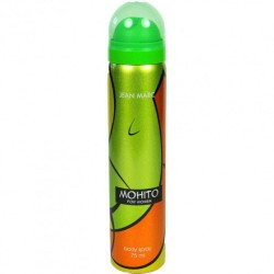 Deodorant Spray WOMEN JEAN MARC MOHITO, 75 ml, Protectie 24 h, Parfum Floral/Fructat, Spray Deodorante pentru Femei, Deodorant Spray pentru Femei, Spray-uri Deodorante Femei, Spray-uri Deodorante pentru Femei, Deodorant Femei, Deodorante Femei