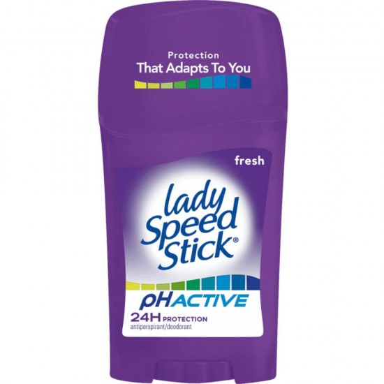 Deodorant Solid LADY SPEED STICK PH Active, 45 ml, Protectie 24h, Deodorant Solid, Deodorante Solide, Deodorant Solid Femei, Deodorant Crema, Deodorant Stick Solid, Deodorant Femei, Deodorante Femei, Antiperspirante Femei, Antiperspirant Femei