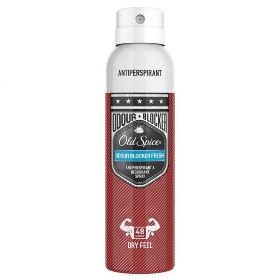 Spray Deodorant Old Spice Odor Blocker, 125 ml, Deodorant Barbati, Deodorant Spray OLD SPICE, Antiperspirant Old Spice, Deodorante si Antiperspirante Barbati, Spray Antiperspirant, Ingrijire Corporala, Deodorante Old Spice pentru Barbati