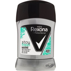 Deodorant Stick REXONA Stay Fresh Marine, 50 ml, Pentru Barbati, Protectie 48h, Deodorant Solid, Deodorante Solide, Deodorant Solid Barbatii, Deodorant Stick Solid, Deodorant Barbati, Deodorante Barbati, Antiperspirante Barbati