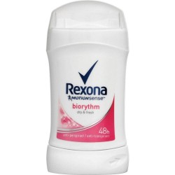 Deodorant Stick REXONA Biorythm, 40 ml, Protectie 48h, Deodorant Solid, Deodorante Solide, Deodorant Solid Femei, Deodorant Crema, Deodorant Stick Solid, Deodorant Femei, Deodorante Femei, Antiperspirante Femei, Antiperspirant Femei