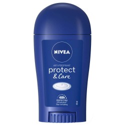 Deodorant Stick NIVEA Protect & Care, 40 ml, Protectie 48h, Deodorant Solid, Deodorante Solide, Deodorant Solid Femei, Deodorant Crema, Deodorant Stick Solid, Deodorant Femei, Deodorante Femei, Antiperspirante Femei, Antiperspirant Femei