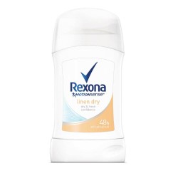Deodorant Stick REXONA Linen Dry, 40 ml, Protectie 48h, Deodorant Solid, Deodorante Solide, Deodorant Solid Femei, Deodorant Crema, Deodorant Stick Solid, Deodorant Femei, Deodorante Femei, Antiperspirante Femei, Antiperspirant Femei