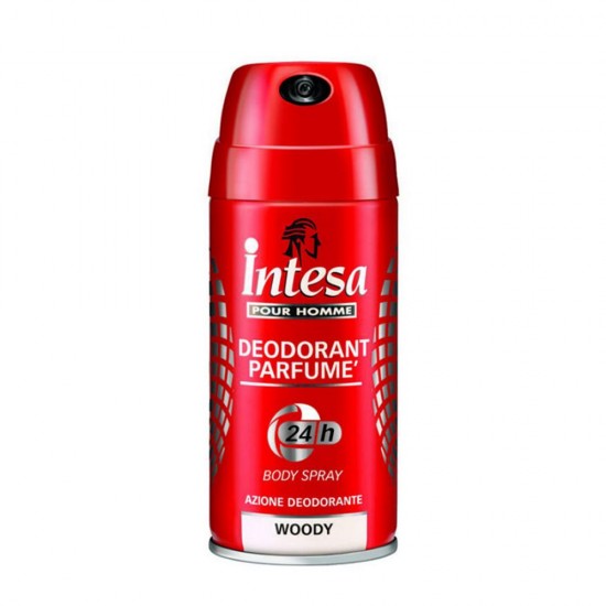 Spray de Corp Intesa Woody, 150 ml, Pentru Barbati, Deodorant Barbati, Spray de Corp Barbati, Spray Intesa, Deodorant Body Spray, Deodorant pentru Barbati, Spray Deodorant Barbati
