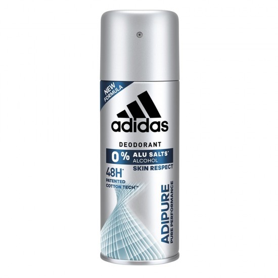 Deodorant Spray Adidas AdiPure, pentru Barbati, 150 ml, Antiperspirant, Deodorant Barbati, Spray Barbati, Spray Antiperspirant, Deodorant Antiperspirant, Deodorant Adidas, Spray Adidas, Antiperspirant Adidas, Antiperspirant Barbati