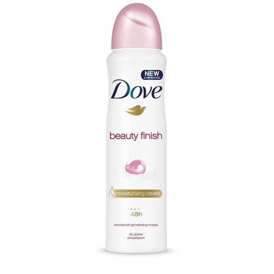 Spray Deodorant DOVE Beauty Finish, 150 ml, Deodorant Femei, Deodorant Spray DOVE, Antiperspirant DOVE, Deodorante si Antiperspirante Femei, Spray Antiperspirant, Ingrijire Corporala, Deodorante DOVE pentru Femei