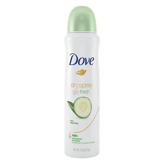 Spray Deodorant DOVE Go Fresh, Ceai Verde si Castravete, 250 ml, Deodorant Femei, Deodorant Spray DOVE, Antiperspirant DOVE, Deodorante si Antiperspirante Femei, Spray Antiperspirant, Ingrijire Corporala, Deodorante DOVE pentru Femei