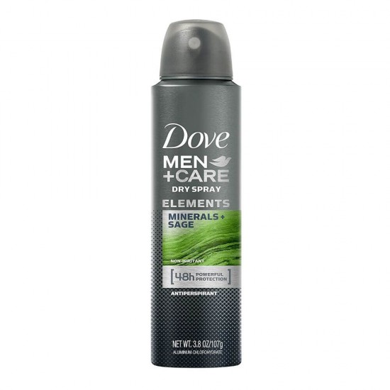 Spray Deodorant DOVE Men Mineral Sage, Extract Salvie, 150 ml, Deodorant Barbati, Deodorant Spray DOVE, Antiperspirant DOVE, Deodorante si Antiperspirante Barbati, Spray Antiperspirant, Ingrijire Corporala, Deodorante DOVE pentru Barbati