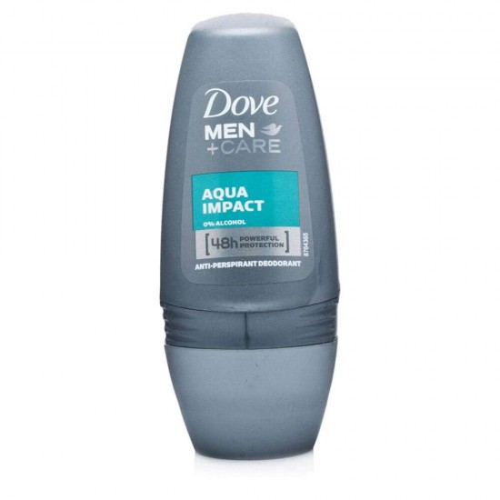 Deodorant Roll-On Dove Men Aqua Impact, 50 ml, Protectie 48 h, Deodorant Roll On Barbati, Deodorant Roll On DOVE, Antiperspirant Barbati Dove, Deodorante si Antiperspirante Barbati, Ingrijire Corporala, Deodorante Dove pentru Barbati