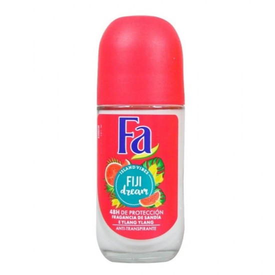 Deodorant Roll On Anti-Perspirant FA Island Vibes Fiji Dream, 50 ml, Protectie 48h, Parfum de Pepene Rosu, Deodorant Roll On, Anti-Perspirant, Deodorant FA, Deodorant FA Roll On, Deodorant Antiperspirant, Antiperspirant FA, Deodorant Femei
