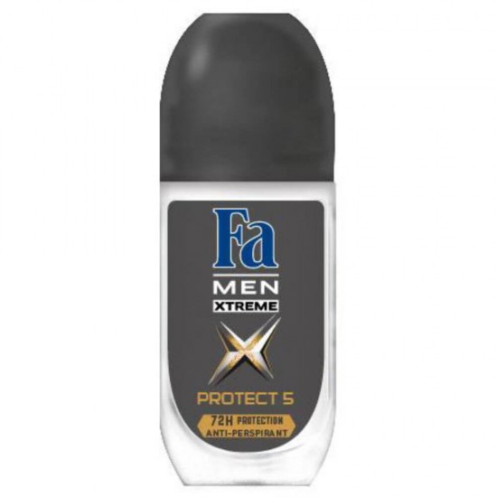 Deodorant Roll On Anti-Perspirant FA Men Xtreme Protect 5, 50 ml, Protectie 72h, Deodorant Roll On, Anti-Perspirant, Deodorant FA, Deodorant FA Roll On, Deodorant Antiperspirant, Antiperspirant FA, Deodorant Barbati