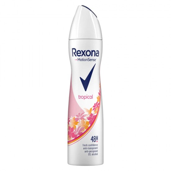 Deodorant Spray Rexona Motion Sense Tropical, pentru Femei, 200 ml, Deodorant pentru Femei, Deodorant Rexona, Spray Deodorant, Antiperspirant, Spray Antiperspirant, Deodorant Antiperspirant