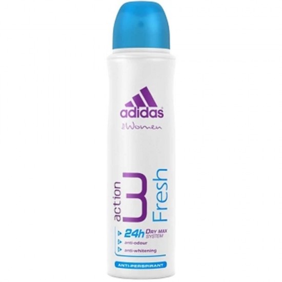 Deodorant Spray Adidas Fresh, 150 ml, Femei, Deodorant Adidas Fresh, Deodorant Adidas Action 3, Deodorant Spray, Spray Deodorant Femei, Deodorant Fresh, Deodorante Femei, Deodorante Adidas, Antiperspirant pentru Femei