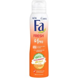 Deodorant Spray FA, Castravete & Pepene, 150 ml, 48 h Protectie, Formula Vegana, Deodorant Fa Fresh and Free Cucumber & Melon, Deodorant Parfum de Castravete si Pepene Galben, Deodorant Spray pentru Femei Deodorant Spray FA, Castravete & Pepene, 150 ml, 48 h Protectie, Formula Vegana, Deodorant Fa Fresh and Free Cucumber & Melon, Deodorant Parfum de Castravete si Pepene Galben, Deodorant Spray pentru Femei