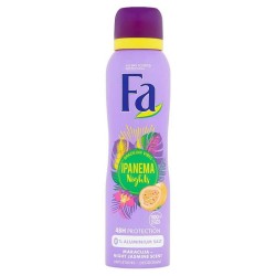 Deodorant Spray FA, Ipanema Nights, 150 ml, 48 h Protectie, Formula Vegana, Deodorant Fa Brazilian Vibes, Deodorant Parfum Exotic, Deodorant Spray pentru Femei, Deodorant Parfumat, Deodorante Femei, Deodorant Antiperspirant Fa