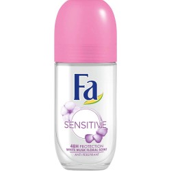 Deodorant FA Roll On, Invisible Sensitive, 50 ml, 48 h Protectie, Formula Vegana, Deodorant Fa Sensitive White Musk Floral Scent, Deodorant Parfum de Trandafir si Paducel, Deodorant Roll On pentru Femei, Deodorant Parfumat Deodorant FA Roll On, Invisible Sensitive, 50 ml, 48 h Protectie, Formula Vegana, Deodorant Fa Sensitive White Musk Floral Scent, Deodorant Parfum de Trandafir si Paducel, Deodorant Roll On pentru Femei, Deodorant Parfumat
