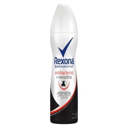 Deodorant Spray Femei, 48h, 150 ml, Rexona Motion Sense Antibacterial & Invisible, Deodorant Anti-Perspirant pentru Femei, Deodorant Antibacterial, Deodorant Femei Invisible, Deodorant cu Protectie Pana la 48 de Ore