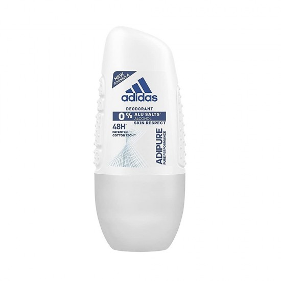 Deodorant Roll On Adidas AdiPure, pentru Femei, 50 ml, Antiperspirant, Deodorant Femei, Roll On Femei, Roll On Antiperspirant, Deodorant Antiperspirant, Deodorant Adidas, Roll On Adidas, Antiperspirant Adidas, Antiperspirant Femei