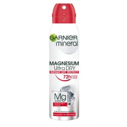 Deodorant Spray Garnier Magnesium Ultra Dry, pentru Femei, 150 ml, Deodorant pentru Femei, Deodorant Garnier, Spray Deodorant, Antiperspirant, Spray Antiperspirant, Deodorant Antiperspirant