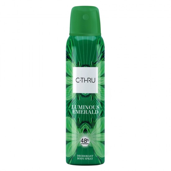 Deodorant Spray C-Thru Luminous Emerald, Protectie 48h, 150 ml, Deodorante, Deodorante Spray, Deodorant C-Thru, Spray Deodorant, Deodorant Femei, Spray Antiperspirant, Deodorant Parfumat, Spray Deodorant pentru Femei