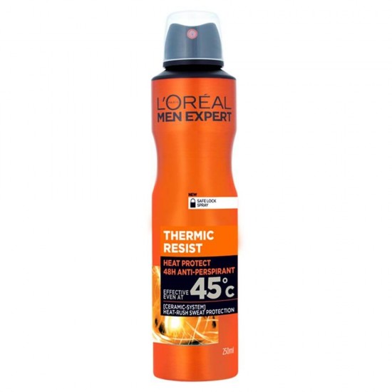 Deodorant Spray Anti-Perspirant L'OREAL Men Expert Thermic Resist, 250 ml, Protectie 48h, Deodorante, Deodorante Spray, Deodorant L'oreal, Deodorant L'oreal Spray, Deodorant Parfumat, Antiperspirant Barbati, Deodorant Barbati, Deodorant Men