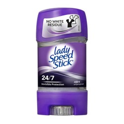Deodorant Stick Gel Lady Speed Stick Invisible Protection, 65 g, Protectie 48 h, Deodorant Gel Femei Deodorant Lady Speed Stick, Antiperspirant Femei, Deodorante si Antiperspirante Femei, Ingrijire Corporala, Antiperspirant Gel