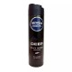 Spray Deodorant Nivea Men Deep Black Carbon Darkwood, 150 ml, Deodorant Barbati, Deodorant Spray Nivea, Antiperspirant Nivea, Deodorante si Antiperspirante Barbati, Spray Antiperspirant, Ingrijire Corporala, Deodorante Nivea pentru Barbati